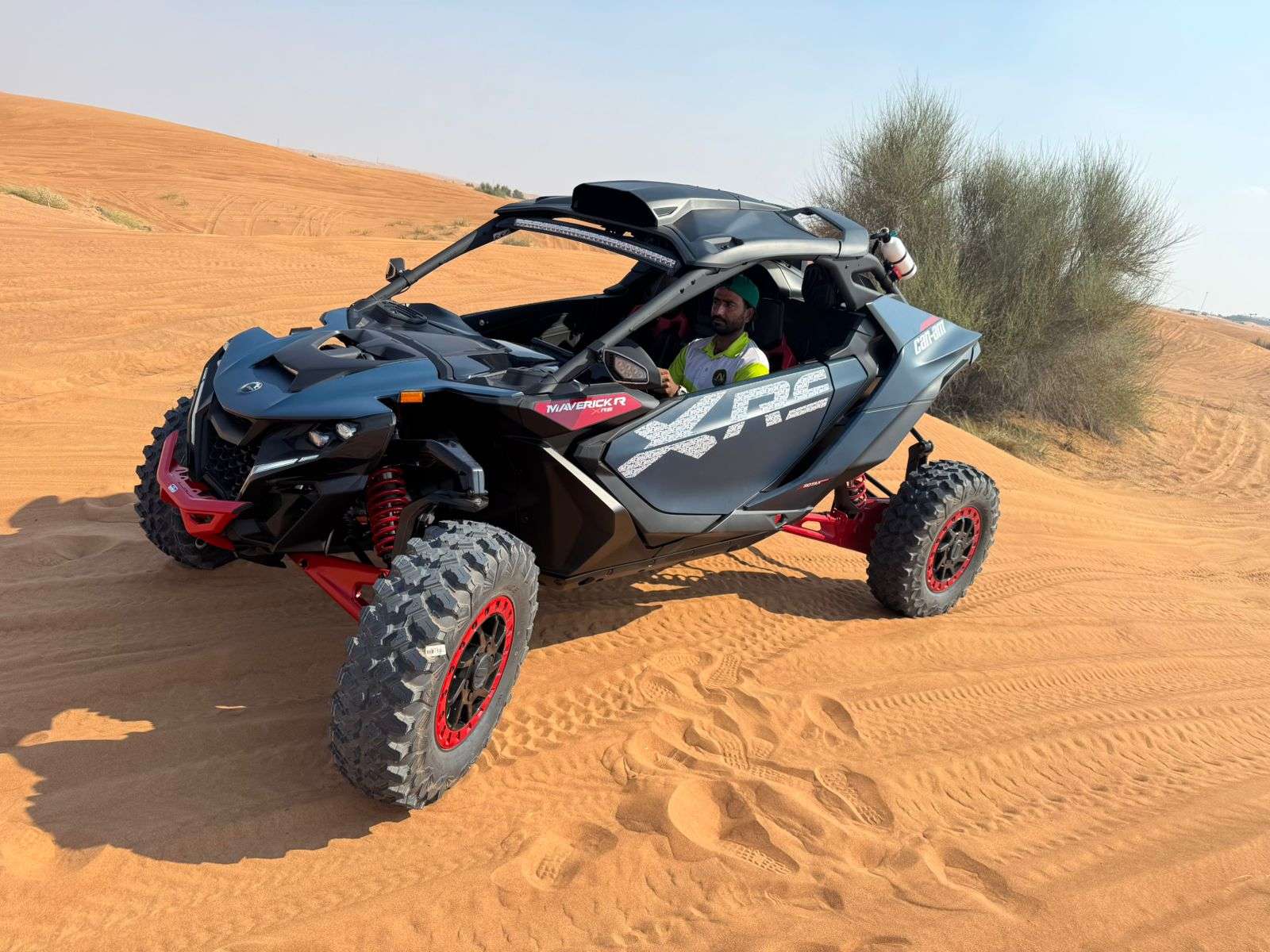 Can-Am Maverick R MAX X RS 25 dune buggy tour dubai - Book now